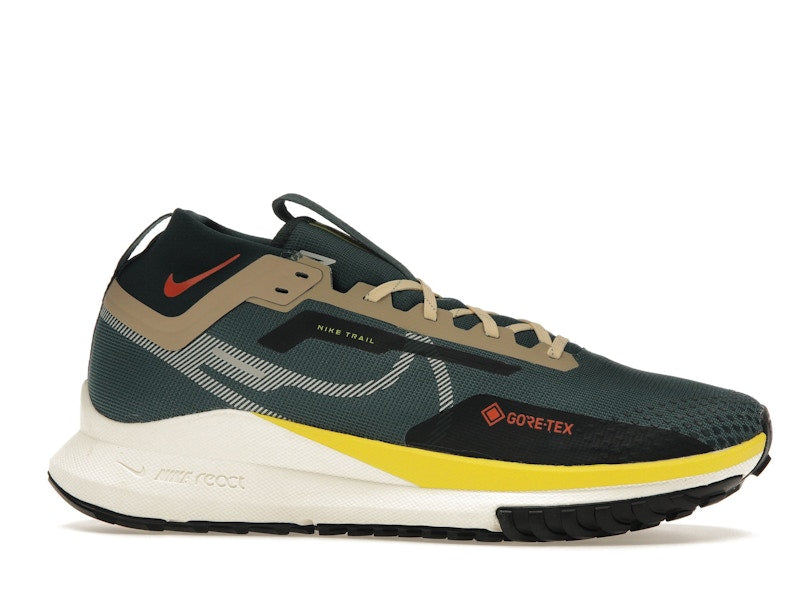 Nike React Pegasus Trail 4 Gore-Tex Noble Green Picante Red