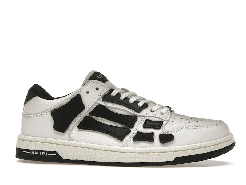 AMIRI Skel Top Low White Black White