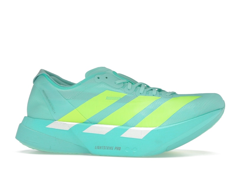 adidas Adizero Adios Pro 4 Flash Aqua Lucid Lemon