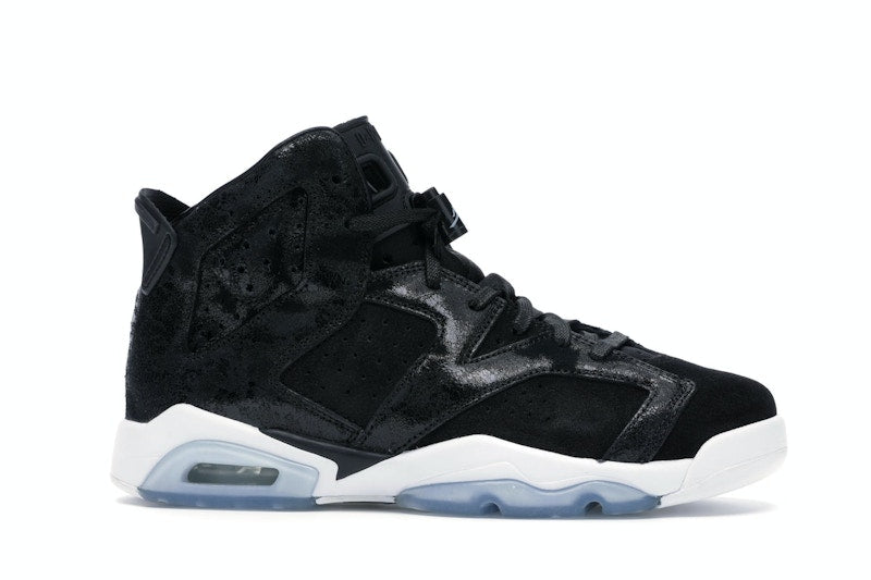 Jordan 6 Retro Heiress Black Suede (GS)
