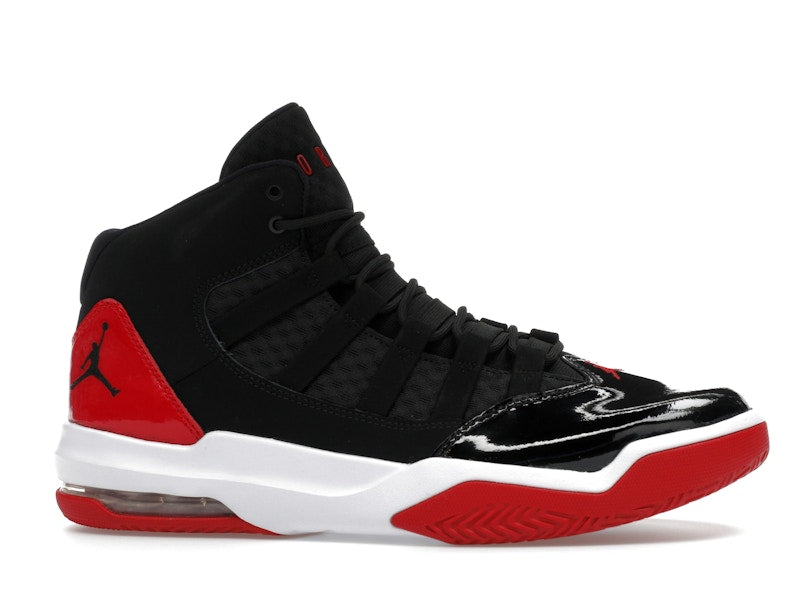 Jordan Max Aura Black Red Patent