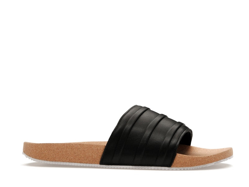 adidas Adilette Premium Black Cork