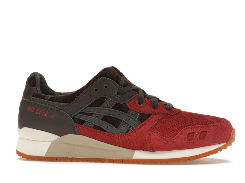 ASICS Gel-Lyte III OG Brisket Red Obsidian Grey