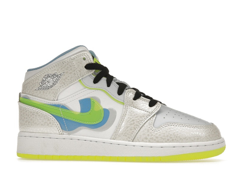 Jordan 1 Mid SE Warped Swoosh (GS)