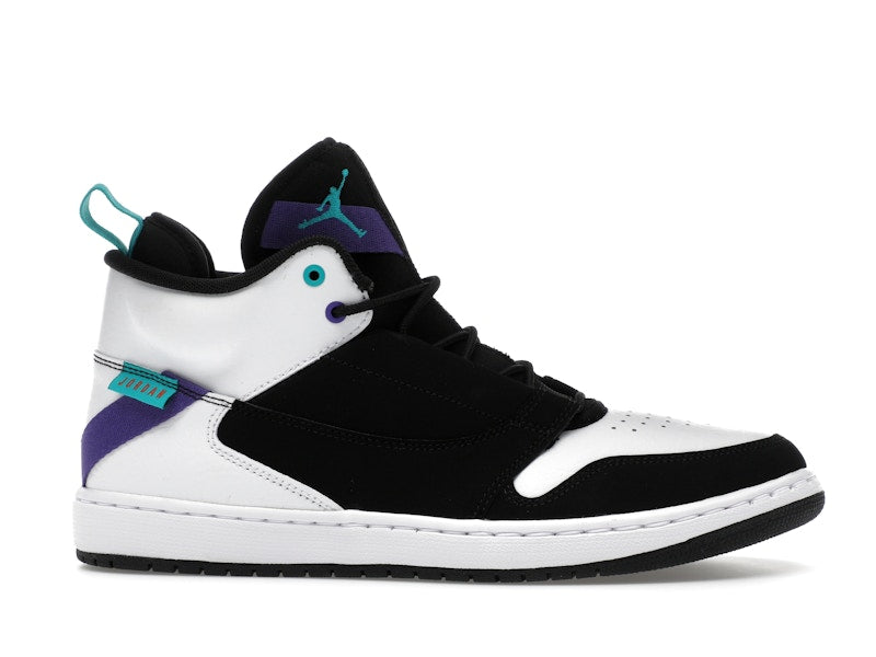 Jordan Fadeaway Black White Grape