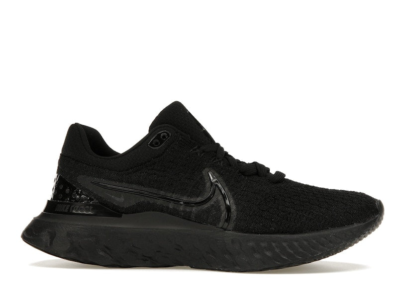 Nike React Infinity Run Flyknit 3 Triple Black (Women's)
