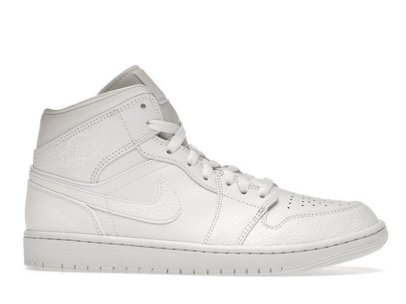 Jordan 1 Mid Triple White 2.0 (2020)
