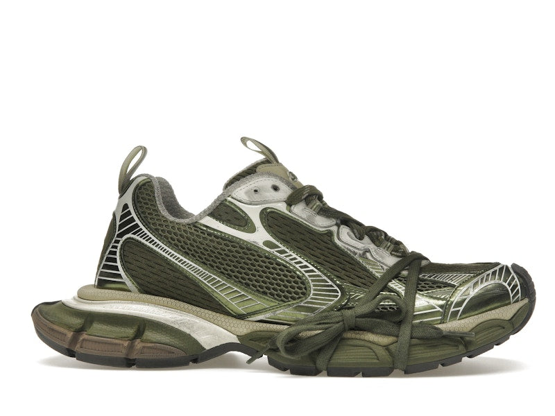 Balenciaga 3XL Dark Green Light Beige