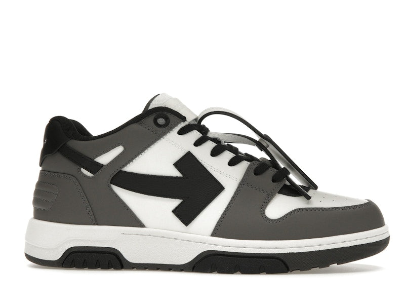 OFF-WHITE Out Of Office OOO Low Tops Dark Gray Black