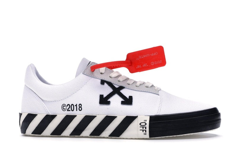 OFF-WHITE Vulc Low White (Updated Stripes)