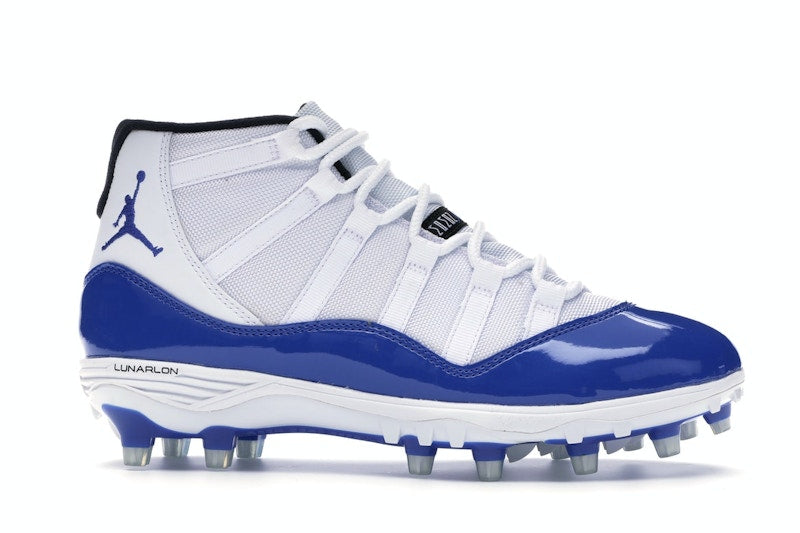 Jordan 11 Retro Cleat White Royal