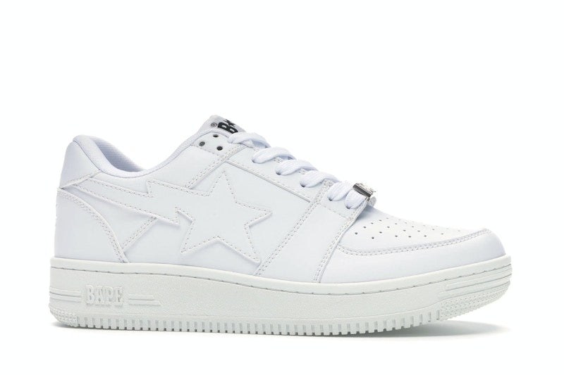 BAPE STA Low White