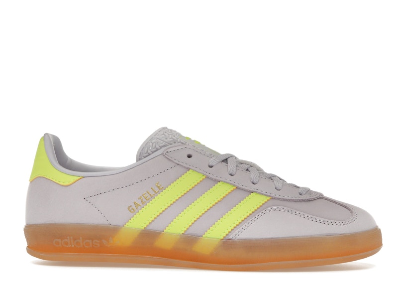 adidas Gazelle Indoor Silver Dawn Solar Yellow (Women's)
