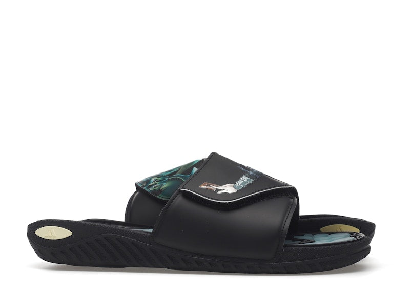 adidas Reptossage Hook-And-Loop Slides Yu-Gi-Oh! Blue Eyes White Dragon