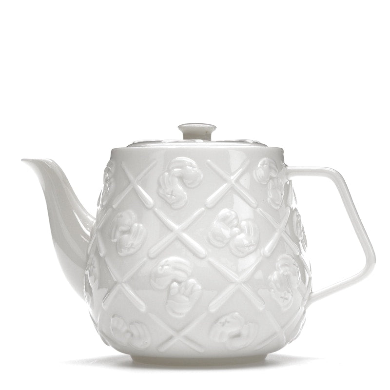 KAWS Ceramic Teapot White