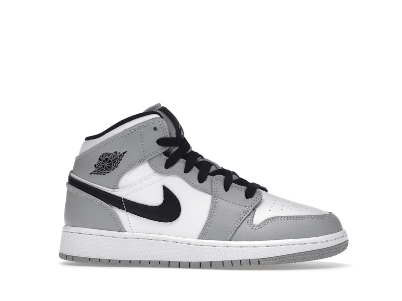 Jordan 1 Mid Light Smoke Grey (GS)