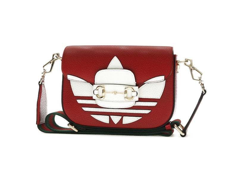 Gucci x adidas Horsebit 1955 Shoulder Bag Red