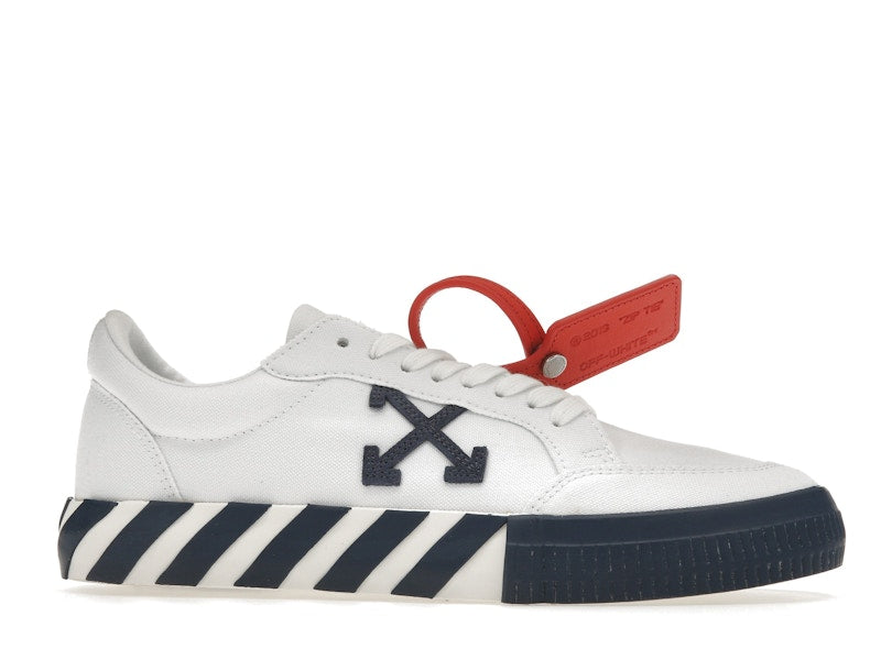 OFF-WHITE Vulcanized Low White Blue Canvas