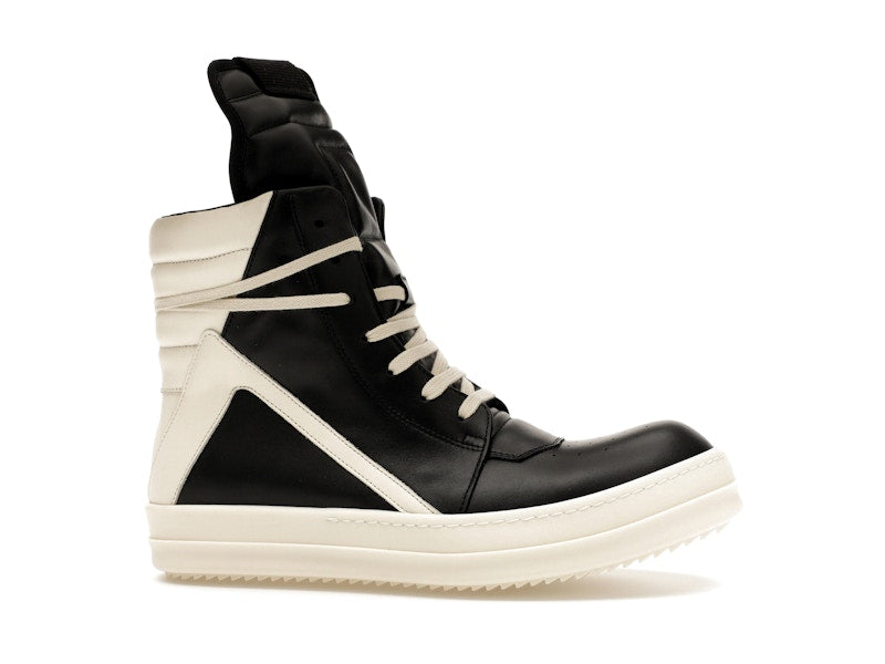 Rick Owens Luxor Geobasket Black Milk