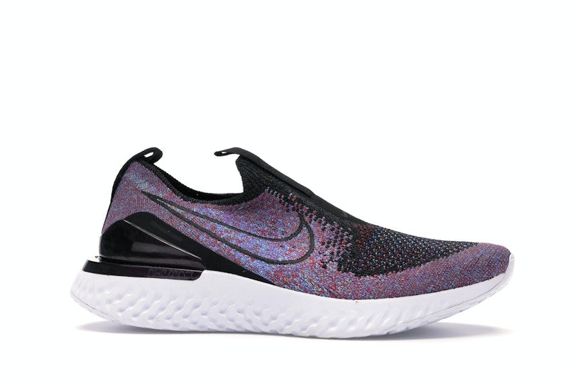 Nike Epic Phantom React Flyknit Black University Red Hyper Jade (Women's)