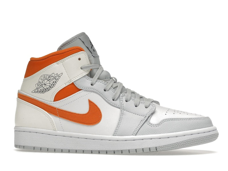 Jordan 1 Mid Starfish Pure Platinum