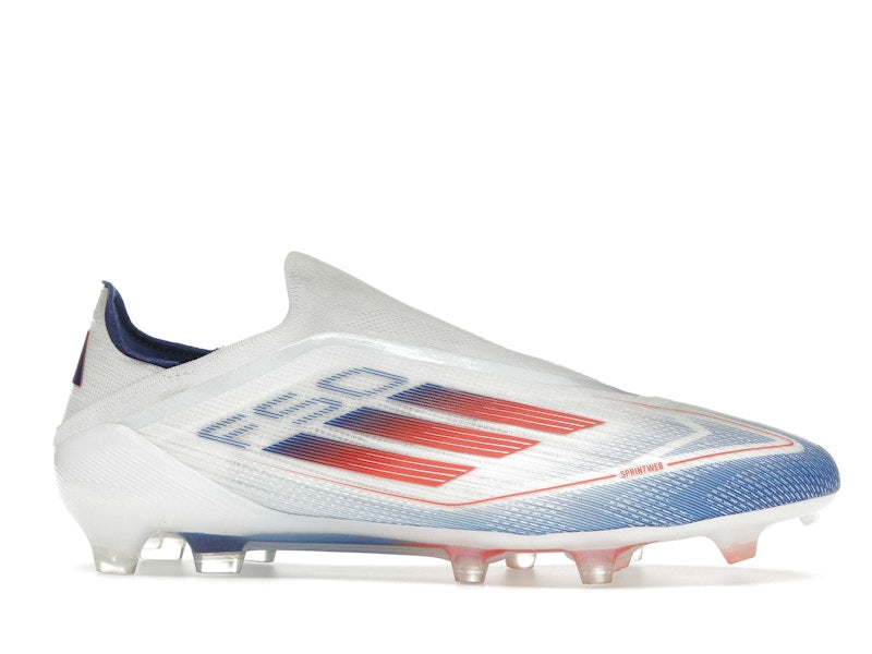 adidas F50 Elite Laceless FG Cloud White Solar Red Lucid Blue