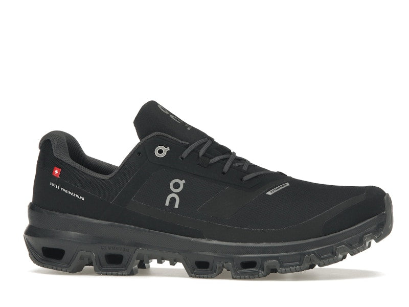 On Running Cloudventure Waterproof Black