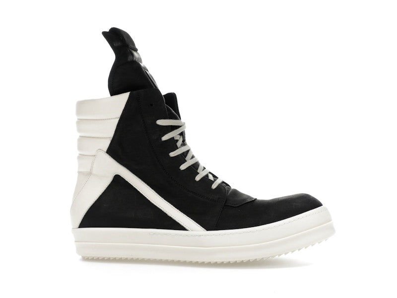 Rick Owens Geobasket High Black Milk