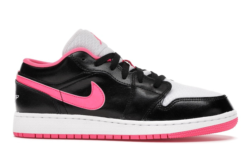 Jordan 1 Low Black White Hyper Pink (GS)