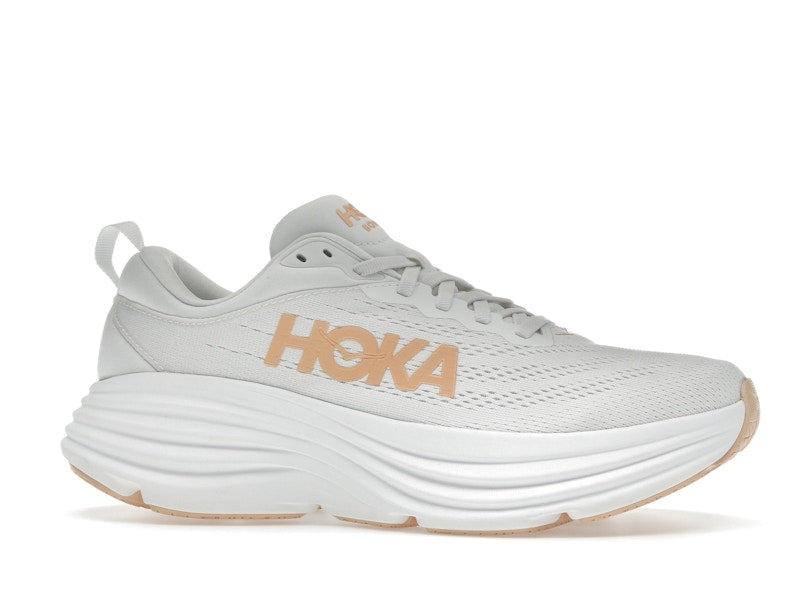 Hoka One One Bondi 8 White Cantaloupe (Women's)