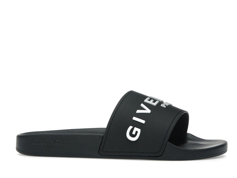 Givenchy Paris Slide Sandals Black