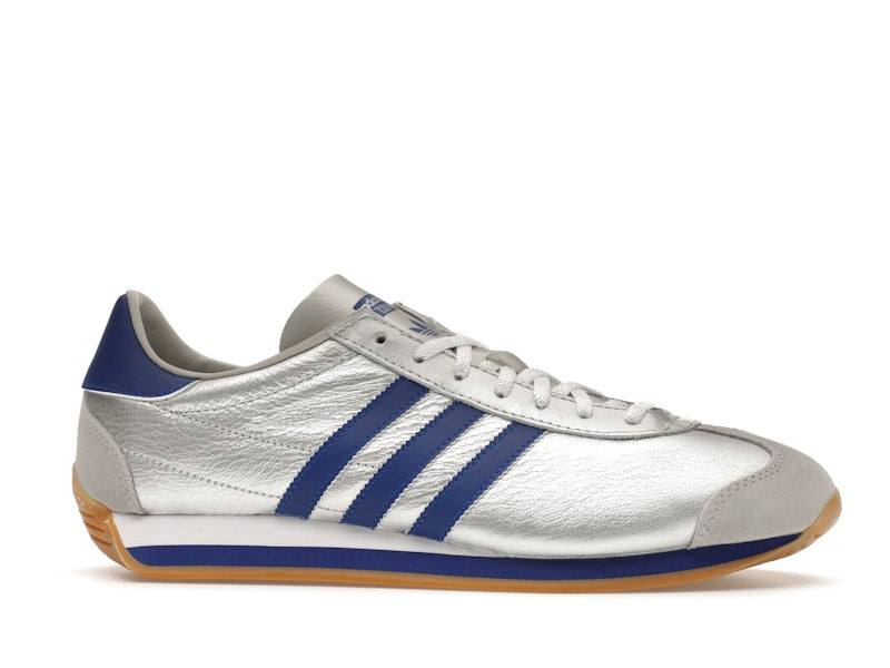 adidas Country OG Matte Silver Bright Blue Cloud White