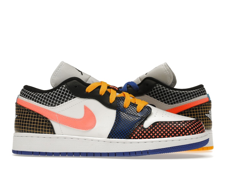 Jordan 1 Low MMD Multi-Color Grid (GS)