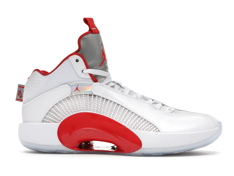 Jordan XXXV Fire Red (Icy Sole)