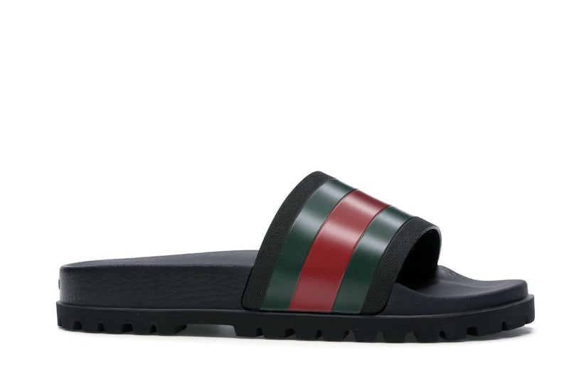 Gucci Web Slide Sandal Black