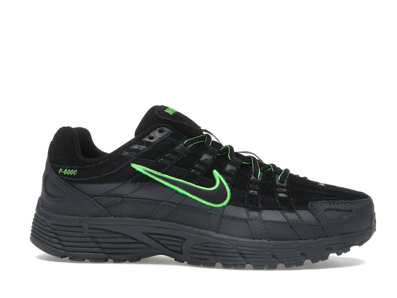 Nike P-6000 PRM Black Green Strike