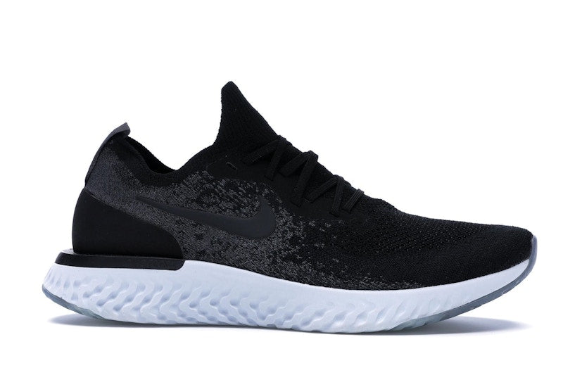Nike Epic React Flyknit Black Dark Grey