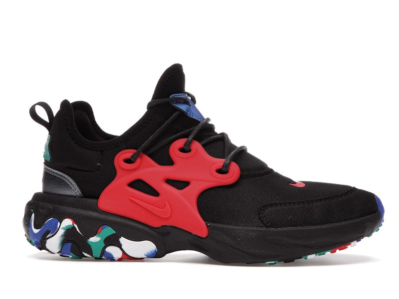 Nike React Presto Black Red Multicolor (GS)