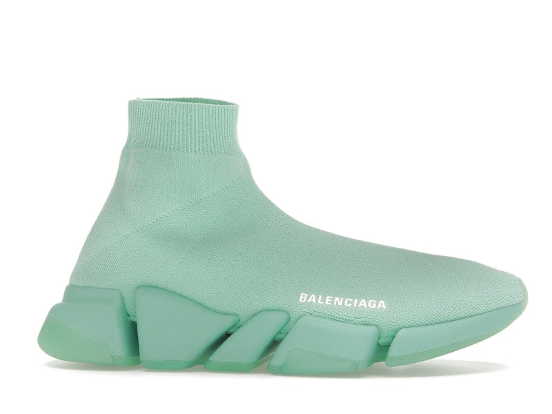 Balenciaga Speed 2.0 Recycled Transparent Sole Green