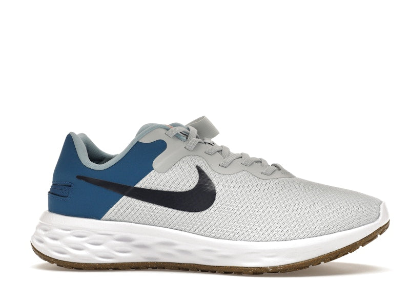 Nike Revolution 6 FlyEase Next Nature Pure Platinum Dark Marina Blue