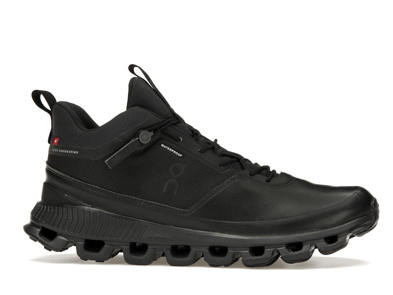 On Running Cloud Hi Waterproof Black
