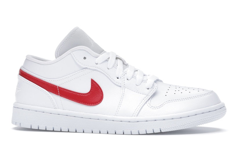 Jordan 1 Low White University Red (Women's)