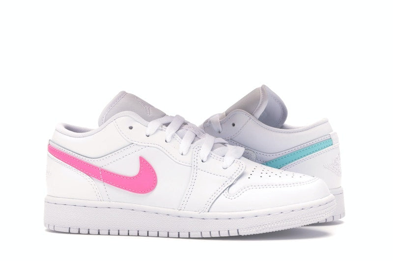 Jordan 1 Low White Neon (GS)