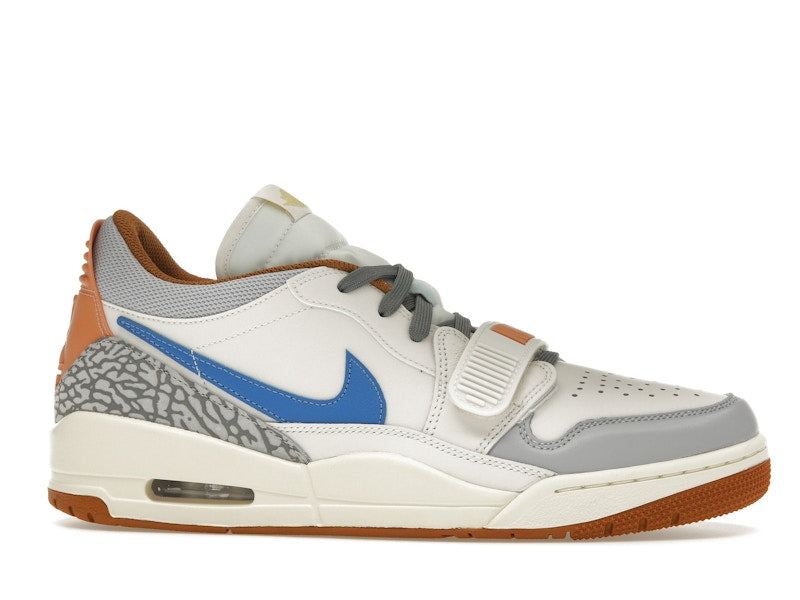 Jordan Legacy 312 Low Phantom Amber Brown Star Blue