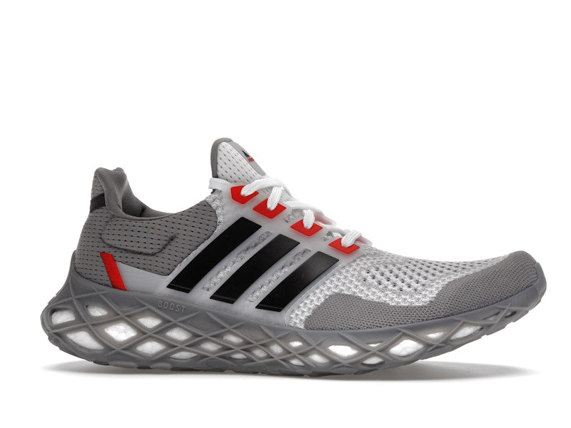 adidas Ultra Boost Web DNA Grey Vivid Red