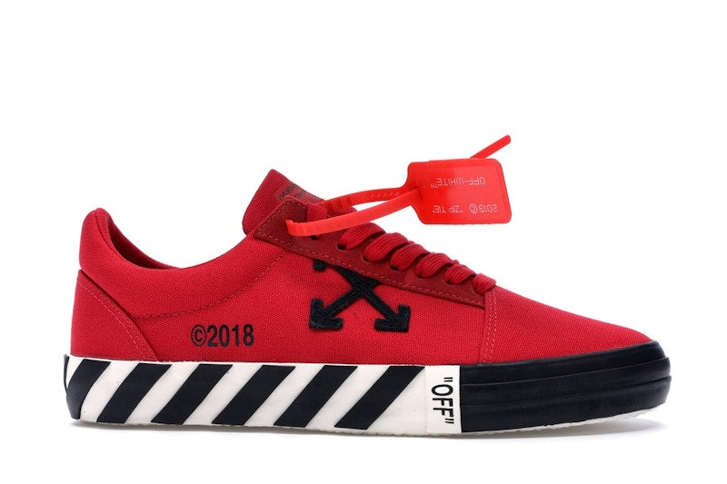 OFF-WHITE Vulc Low Red