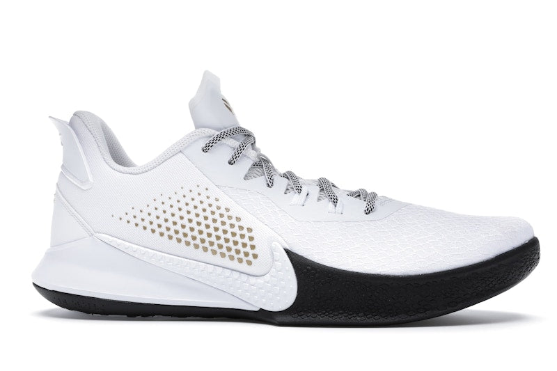 Nike Mamba Fury White Metallic Gold