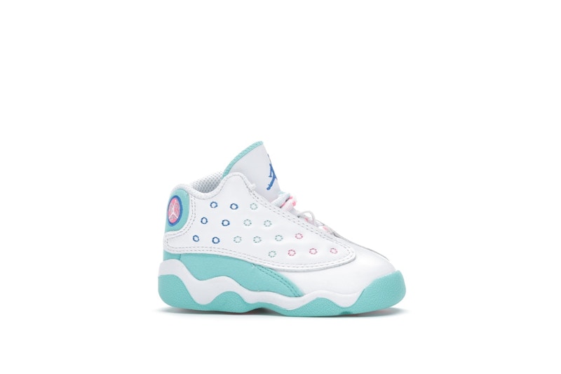 Jordan 13 Retro White Soar Green Pink (TD)