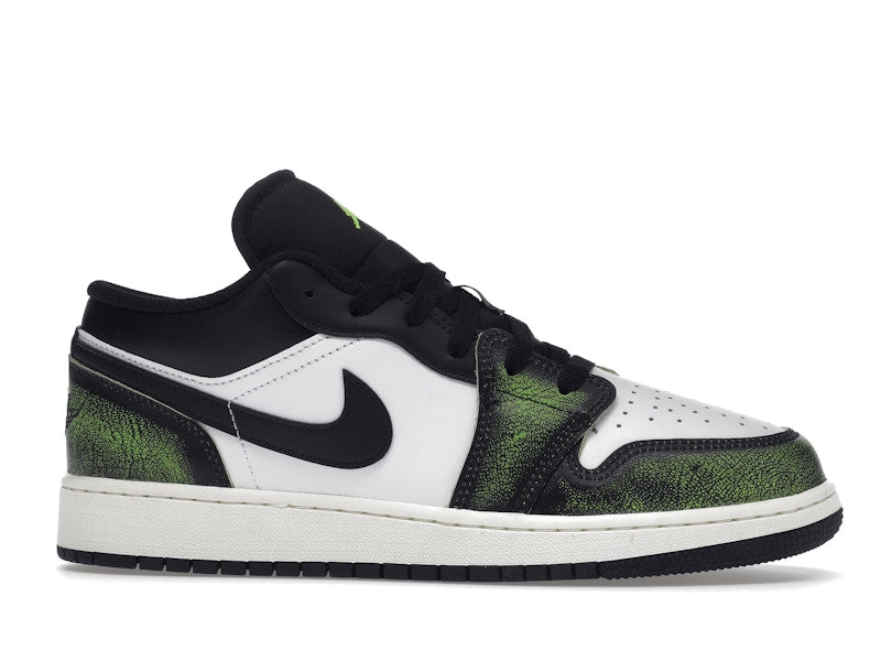 Jordan 1 Low Wear Away Electric Green (GS)