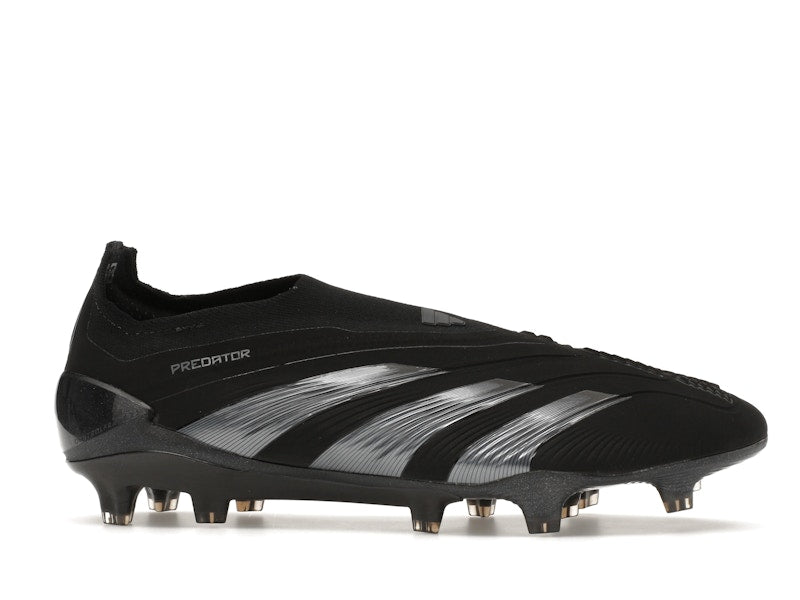 adidas Predator 24 Elite Laceless FG Core Black Carbon
